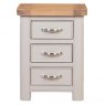 Papaya Chagford Painted 3 Drawer Bedside