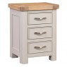 Papaya Chagford Painted 3 Drawer Bedside