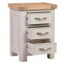 Papaya Chagford Painted 3 Drawer Bedside