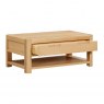 Papaya Coppice Oak Coffee Tables with Drawers